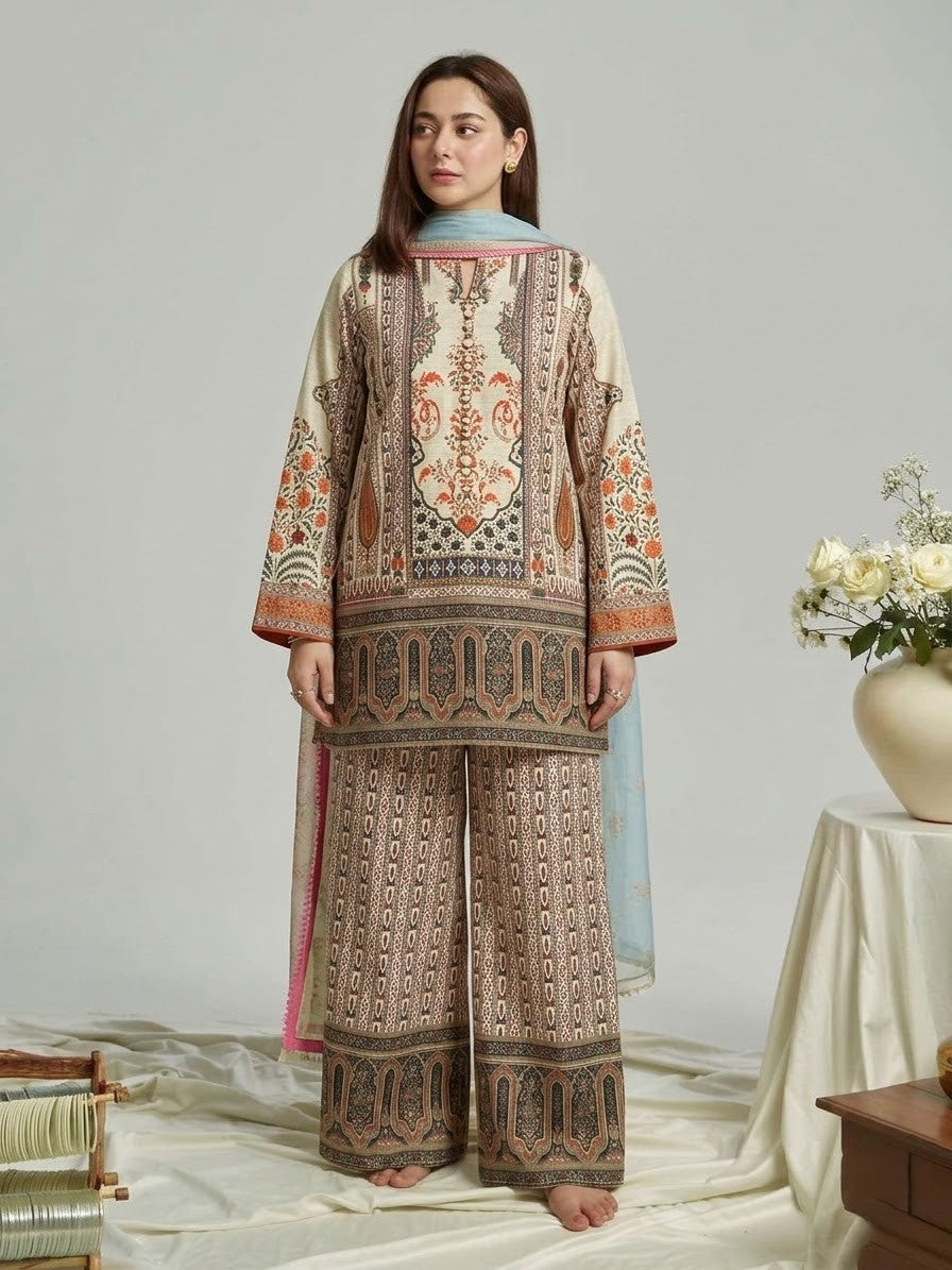 Printed 2 Pcs Co-Ord Set EX-023
