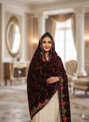 Velvet shawl - marhun 123