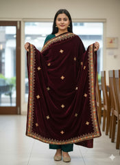 Velvet shawl - Marhun 117