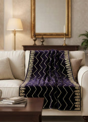 Velvet shawls - Deep Purple 120