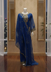3 Piece - Navy Blue - Handwork Embroidrey
