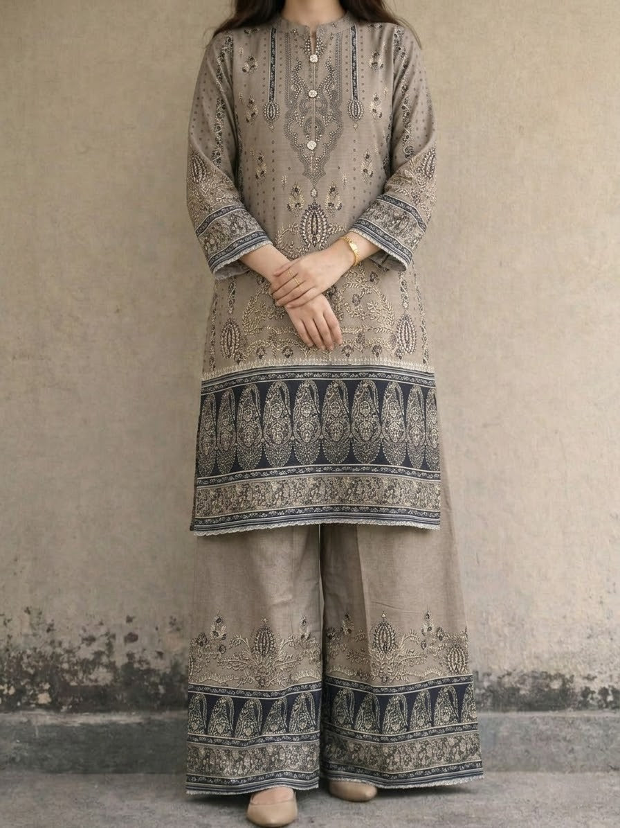 Printed 2 Pcs Co-Ord Set EX-020