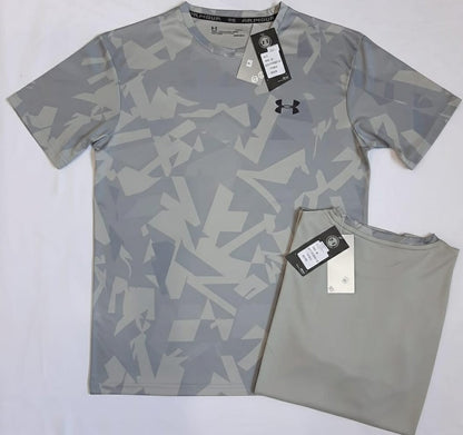 Under Armour Men's Dri-Fit Sports T-Shirt Grey Camo