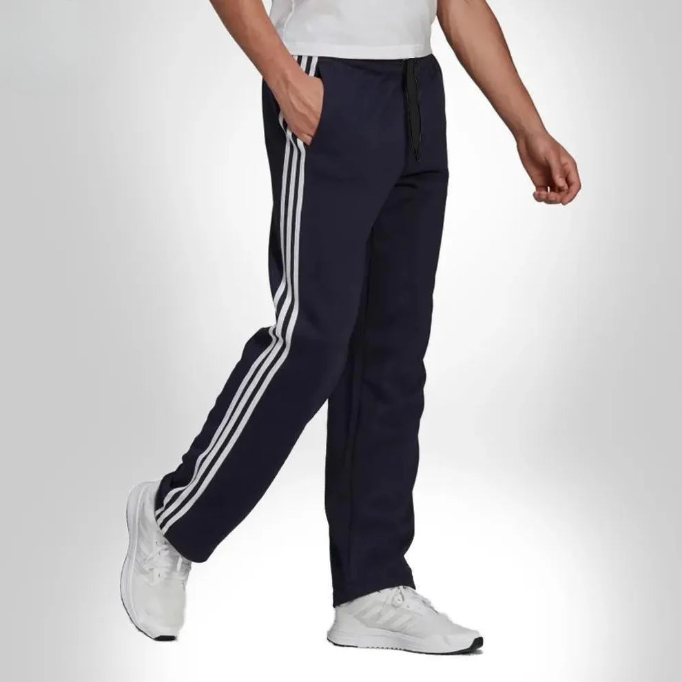 Side Stripes Lose Bottom trouser - Navyblue