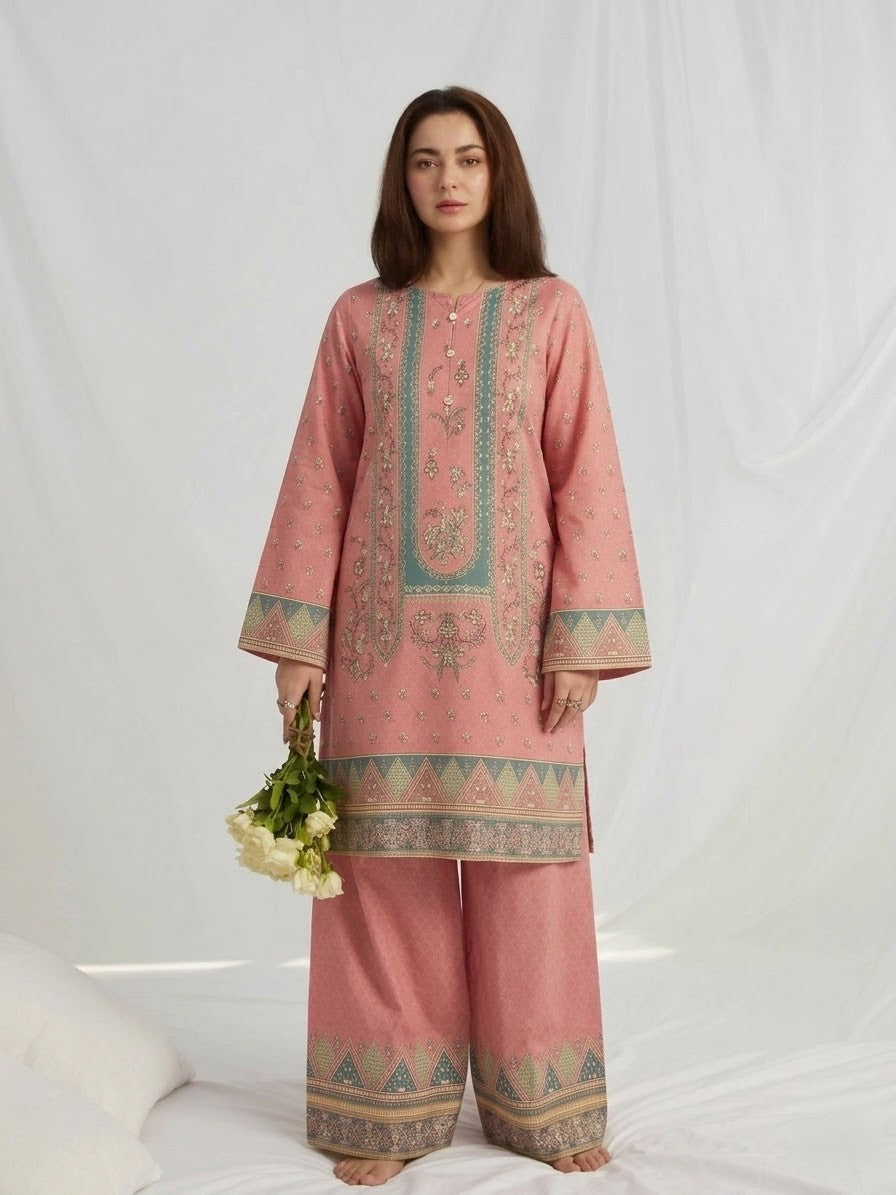 Printed 2 Pcs Co-Ord Set EX-026