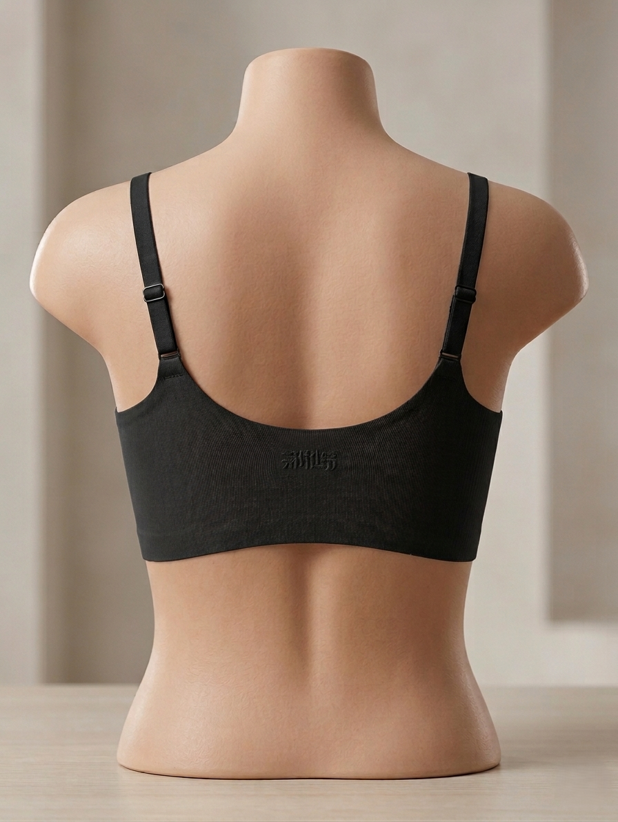 Seamless Strech Bra - Free Size Comfort Fit (Black)