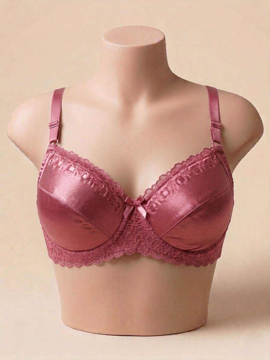 Soft Foam Padded Lace Bra – Daily Comfort & Style