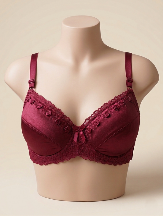 Soft Foam Padded Lace Bra – Daily Comfort & Style