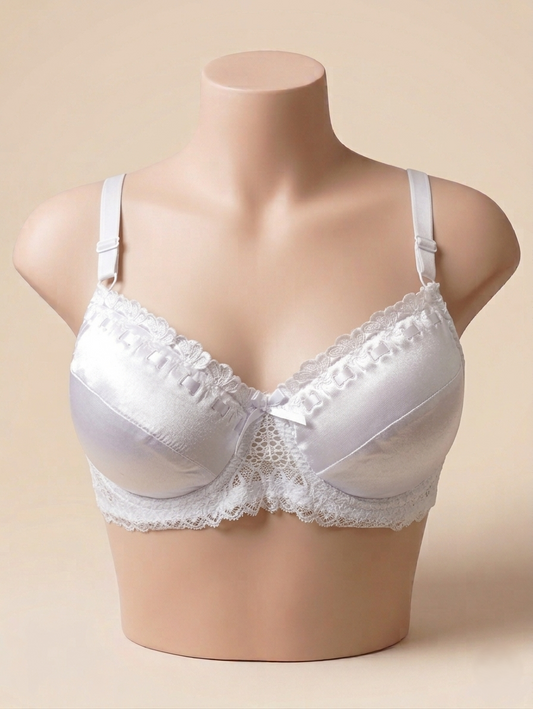 Soft Foam Padded Lace Bra – Daily Comfort & Style