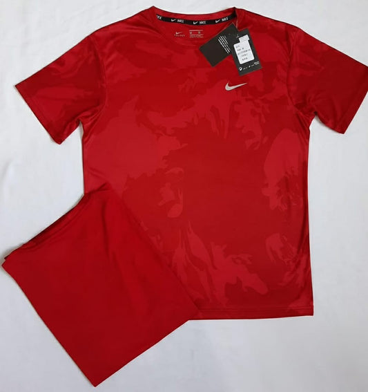 Nike Men's Dri-Fit Sports T-Shirt Red Camou