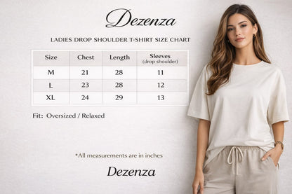 Drop Shoulder T-shirt - Black