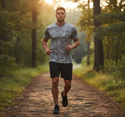 Under Armour Men's Dri-Fit Sports T-Shirt Grey Camo