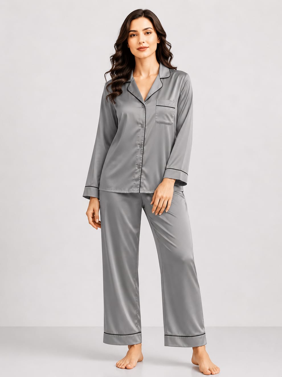 Premium Silk Night Suit