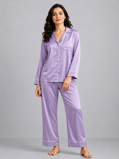 Premium Silk Night Suit