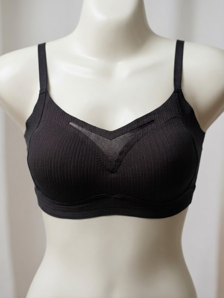 Seamless Strech Bra - Free Size Comfort Fit (Black)