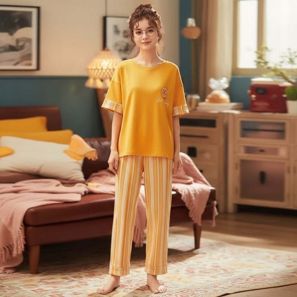 Earth Day Printed Night Suit